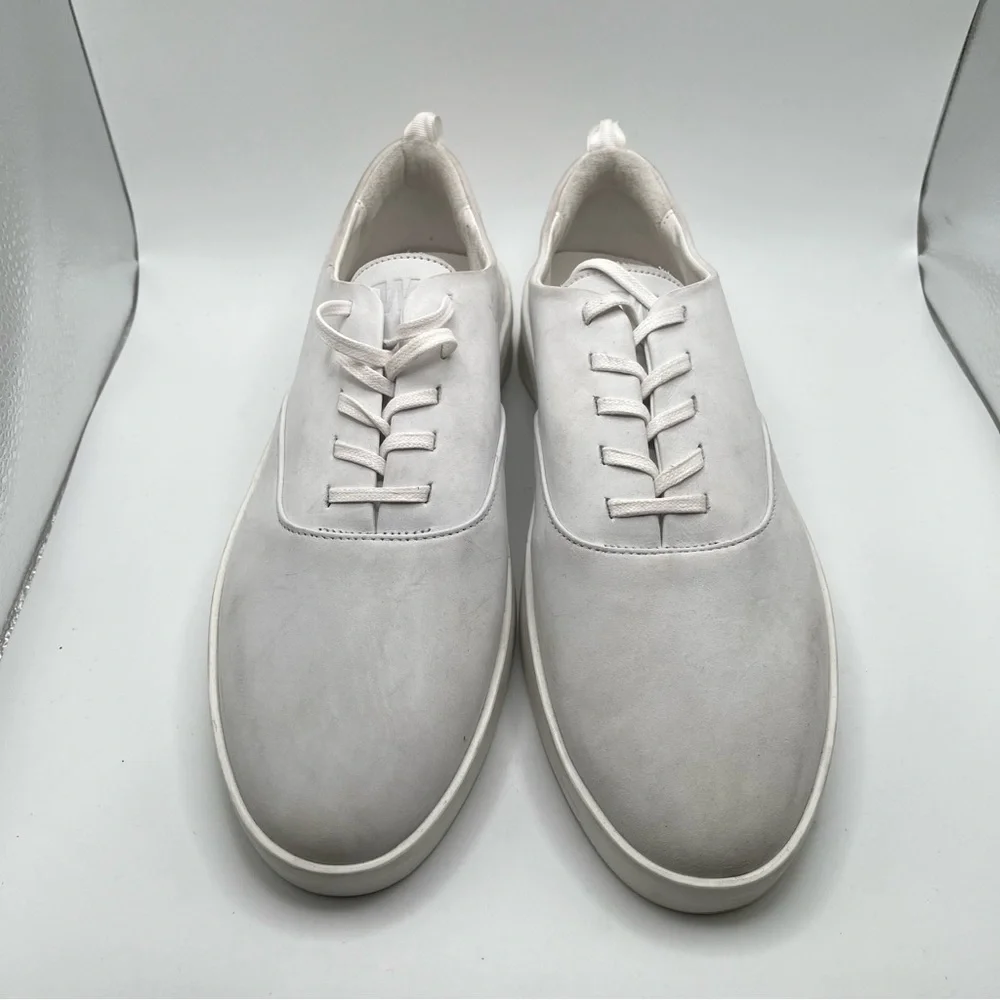 Wolf & Shepherd Cruise Lace Up Off White Casual Sneakers size 42 US 9 mens